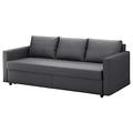 IKEA FRIHETEN Three-seat Sofa-Bed, Skiftebo Dark Grey