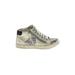 Dolce Vita Sneakers: Silver Shoes - Women's Size 6 - Round Toe