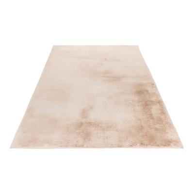 Teppich OBSESSION "My Monaco 225", beige (natur), B:160cm H:25mm L:230cm, Polyester, Teppiche, Uni Farben, besonders weich & kuschelig, Wohnzimmer Image