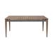 Corrigan Studio® Marcelius Dining Table Wood/Metal in Brown/White | 30 H x 35 W x 65 D in | Outdoor Dining | Wayfair