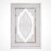 White 47 x 0.4 in Area Rug - Lofy Lana Grey Oriental Polyester Machine Made Area Rug Polyester | 47 W x 0.4 D in | Wayfair