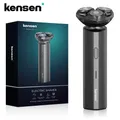 Kensen-Rasoir électrique aste 3D pour homme lame de coupe magnétique flottante tondeuse à barbe