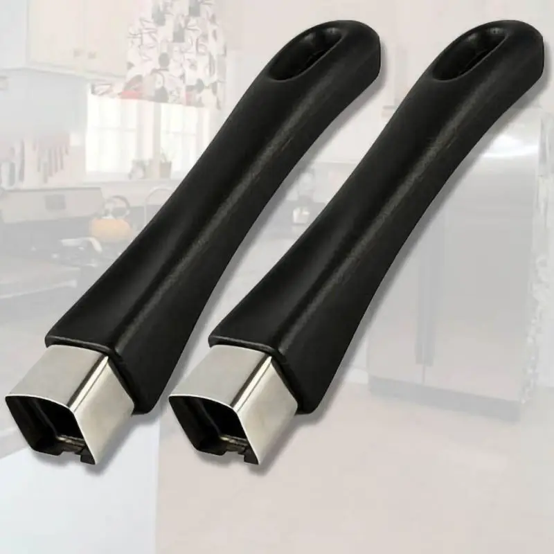 Accessoires de Wok de cuisine de haute qualité, poignée de Pot en bakélite en acier inoxydable, ustensiles de cuisine, accessoires en bakélite, poignée de Wok 1 pièce