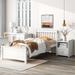 Red Barrel Studio® Storage Bed in White | 36.1 H x 57.2 W x 79.5 D in | Wayfair F432BCA95B604488B5EDE9A6F3D9AA3B