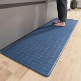 Blue 70.866 x 17.7165 x 0.4 in Kitchen Mat - Prep & Savour Devarian Anti-Fatigue Non-Skid Kitchen Mat Foam | 70.866 H x 17.7165 W x 0.4 D in | Wayfair