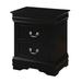 Red Barrel Studio® Cooper 2-drawer Nightstand Wood in Black | Wayfair 20F1C50C01F048BCBF2B7CC450DB2BAB