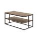 17 Stories Tiffni Coffee Table Wood in Black/Brown | 19.23 H x 42.24 W x 20.72 D in | Wayfair 5F2E03192A7641B2873C7B9B21F4AE2E