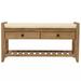 Red Barrel Studio® Regiena Fabric Upholstered Storage Bench Wood in Brown | 19.8 H x 39 W x 14 D in | Wayfair 40E293888719437F8F097BED0E8A26F6