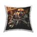 East Urban Home Joele Throw Pillow Polyester/Polyfill blend in Brown | 18 H x 18 W x 7 D in | Wayfair 68E2E48316224C87937FCC3006FC3784