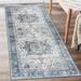 Blue 72 x 30 x 0.25 in Living Room Area Rug - Blue 72 x 30 x 0.25 in Area Rug - Bungalow Rose Sayeh Machine Washable Area Rug Living Room Bedroom Bathroom Kitchen Non Slip Stain Resistant | Wayfair