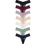 Women's Victoria's Secret 7-Pack Lace Thong Panties