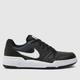 Nike full force lo trainers in black & white