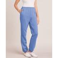 Blair Better-Than-Basic Elastic-Waist Fleece Pants - Blue - 2XL - Petite