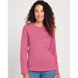 Blair Women's Essential Knit Long Sleeve Tee - Pink - PXL - Petite