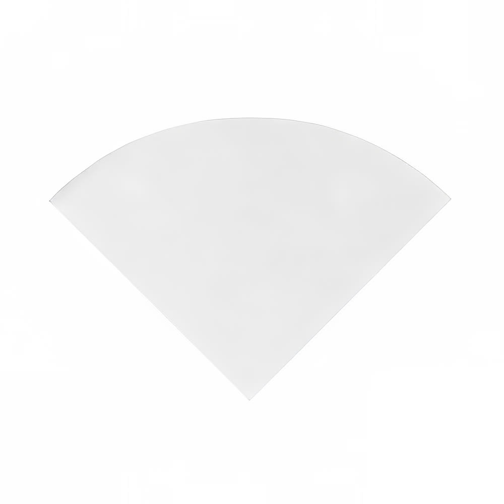 AmerCareRoyal EFC10 10" Cone Fryer Filter Paper, Flat Sheet, Case of 500