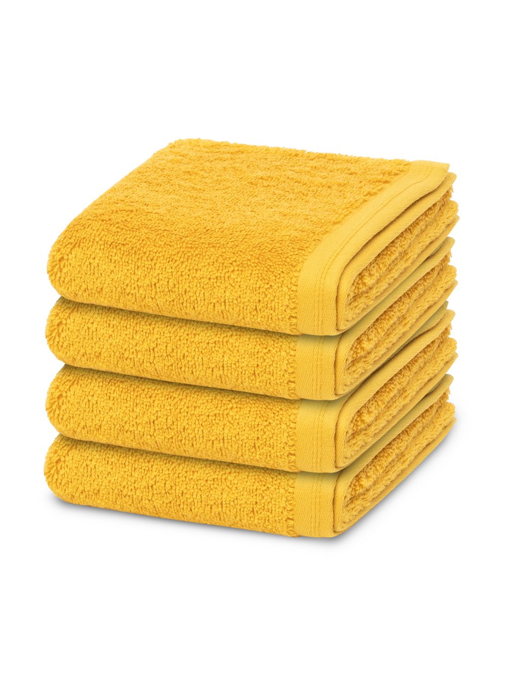 Vossen Gästetuchset 4-teilig Damen gelb, ONE SIZE Image