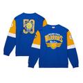 "Sweat-shirt Golden State Warriors NBA All Over Crew par Mitchell & Ness - Homme - Homme Taille: 2XL"