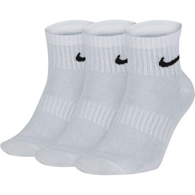 Nike Unisex Everyday Lightweight Ankle Socks (3Paar) weiß