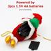 Shinysix Santa Claus Climbing Beads Electric Climb and Down Santa with Light Christmas Decor Ornaments