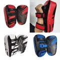 Kick Boxing Strike gebogenes Pad mma Fokus Muay Thai Punch Handschuhe Leder üben Hand Pad Taekwondo