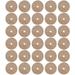 30 Pcs Kids Mini Toys Log Wheel Small Wood Wheels Wooden Crafts Arts and Car for Child