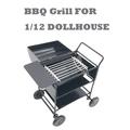 TUWABEII BBQ Grill Miniature Yard Garden 1/12 Dollhouse Barbecue Picnic Grill Oven Black Dollhouse Toy Gift for Girls