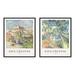 Poster Master 2-Piece Vintage Paul Cezanne Poster - Retro Impressionism Print - Landscape Art - Forest Art - Gift for Him Her - Great Decor for Bedroom Office Living Room - 16x20 UNFRAMED Wall Art