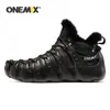 Onemix winter stiefel für männer wanderschuhe für frauen outdoor trekking schuh kein kleber