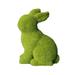 Spring Savings Clearance Items Home Deals! Zeceouar Easter Day Deals! 2PC Flocked Rabbit Easter Decor Resin Garden Bunny Statue Easter Garden Ornament