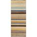 Striped Gabbeh Kashkoli Oriental Runner Rug Wool Hand-knotted Carpet - 2'10" x 7'10"