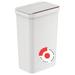 13.2 Gallon Plastic Sensor Trash Can, Durable Dent-Proof Construction, Slim and Space-Saving Automatic Bin for Home, Office