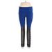 X by Gottex Active Pants - High Rise: Blue Activewear - Women's Size Large