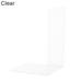 Xyer 2Pc Transparent Acrylic Bookend Stand Bookshelf Desktop Decorative Storage Rack