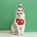 WNG Pet Cat Teddy Dog Birthday Hat Stereo Ball Ball Hat Plush Cartoon Doll Christmas Hat Headdress