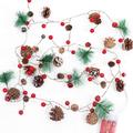 moobody Fairy String Lights for Wedding Party Warm White Bulbs 7.21ft Copper Wire Garden Patio