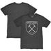 Men's 1863FC Heather Black West Ham United Mono Crest Twisted Tri-Blend Slub T-Shirt