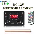 Bluetooth 5.0 MP3 WMA Decoder Board DC 12V Wireless Car Audio USB TF FM Radio Module schermo a