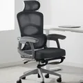 Sedia da ufficio ergonomica con supporto lombare sedia direzionale con schienale alto sedia da