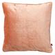 Coussin rose en velours 50x50 cm uni