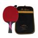 3 Star Spin Control Table Tennis Racket 7 Ply Wood Ping Pong Bat Long Handl