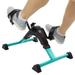 Vive Under Desk Bike Pedal Exerciser - Foot Pedal Exerciser - Foldable Portable Quiet Foot Hand Arm Leg Exercise Pedaling Machine LCD Display Adjustable Tension Fitness Rehab Gym Equipment Teal