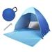 Pop Up Beach Tent Portable Outdoor Sun Shelter Waterproof Anti-UV Shade Tent for Kids Fishing Picnic 2-3 Person