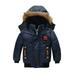 Frostluinai Savings Clearance 2023! Winter Coats for Kids Baby Boys Girls 2023! Toddler Kids Baby Boys Girls Winter Jacket Zipper Button Hooded Windproof Coat Infant Outerwear