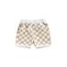 Toddler Baby Boys Shorts Checkerboard Plaid Print Elastic Waist Drawstring Casual Pocket Shorts