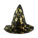 Halloween Witch Hat Gothic Wizard Hat Headwear Costume Cap for Kids