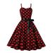 Ykohkofe Kids Toddler Baby Girls Spring Summer Polka Dot Sleeveless Princess Dress 2 Birthday Dress Dress Party for Girls Sweater Dress Toddler Girls Toddler Girl Princess Dress 4t