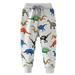 eczipvz Baby Boy Clothes Baby Boy s Jogger Pants Dinosaur Car Animal Print Drawstring Elastic Sweatpants Baby Boy Easter Suit (B 5-6 Years)