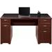 Office Depot Realspace Magellan 59inW Managers Desk, Classic Cherry