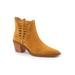 Women's Veronika Bootie by Bueno in Mustard Suede (Size 38 M)