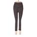 Nine West Active Pants - Mid/Reg Rise Skinny Leg Cropped: Gray Activewear - Women's Size Small